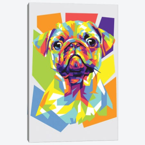 Quadro Decorativo Animais Cachorro - Pug