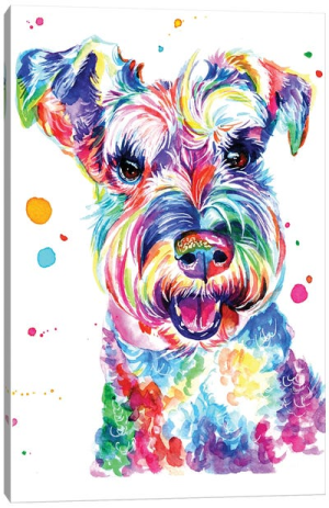 Quadro Decorativo Animais Cachorro - Schnauzer