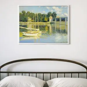 Quadro Decorativo Pintores Famosos - A Ponte em Argenteuil - Monet