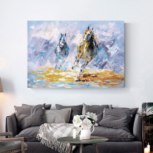 Quadro Decorativo Animais Cavalo - Cavalos Correndo