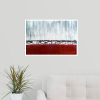 Quadro Decorativo Abstrato - Tons de de Vinho e Cinza - Image 3