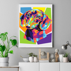 Quadro Decorativo Animais Cachorro - Dachshund