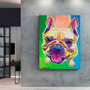 Quadro Decorativo Animais Cachorro - Buldogue Franc?s