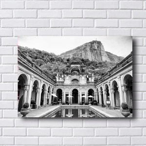 Quadro Decorativo Paisagem - Parque Lage - Rio de Janeiro