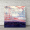 Quadro Decorativo Abstrato - Tons de Violeta