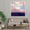 Quadro Decorativo Abstrato - Tons de Violeta - Image 3