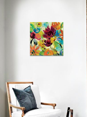 Quadro Decorativo Floral - Flores Coloridas