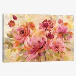 Quadro Decorativo Floral - Flores Rosas