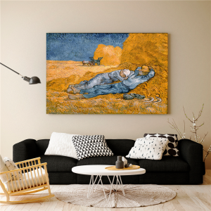 Quadro Decorativo Pintores Famosos - A Sesta - Van Gogh