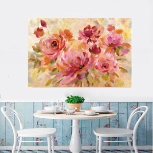 Quadro Decorativo Floral - Flores Rosas