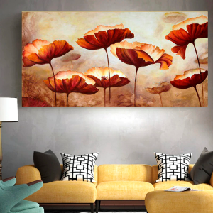 Quadro Decorativo Floral - Papoula