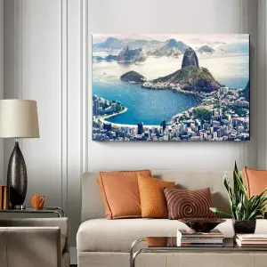 Quadro Decorativo Paisagem - Rio Maravilhoso - Rio de Janeiro