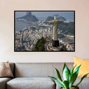 Quadro Decorativo Paisagem - Cidade Maravilhosa - Rio de Janeiro