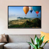 Quadro Decorativo Paisagens Natureza - Balões no Horizonte