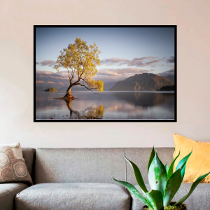 Quadro Decorativo Paisagens Natureza - Árvore no Lago