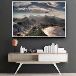 Quadro Decorativo Paisagem -  Do Bondinho - Rio de Janeiro