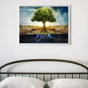 Quadro Decorativo Paisagens Natureza - Árvore da Vida