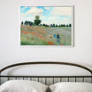 Quadro Decorativo Pintores Famosos - Campo de Papoulas - Monet