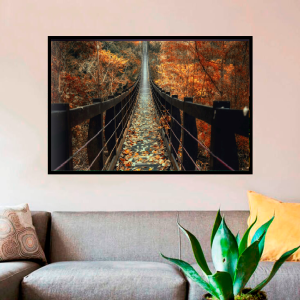 Quadro Decorativo Paisagens Natureza - Ponte para Horizonte