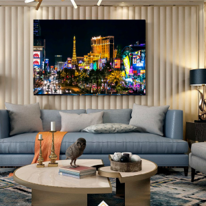 Quadro Decorativo Paisagens Urbano - Viva Las Vegas- Las Vegas