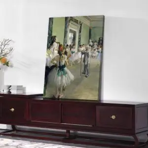 Quadro Decorativo Pintores Famosos- Ballet Class - Degas