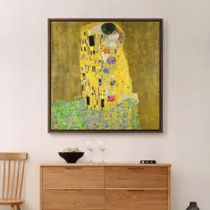 Quadro Pintores Famosos - The Kiss - Klimt