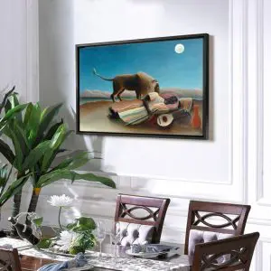 Quadro Decorativo Pintores Famosos - A Cigana adormecida - Rousseau