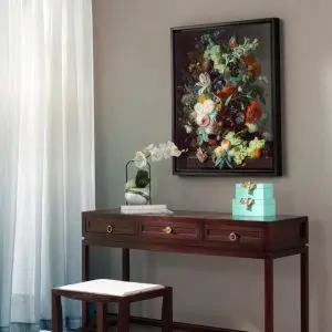 Quadro Decorativo Pintores Famosos- -Flowers and Fruits I-Huysum