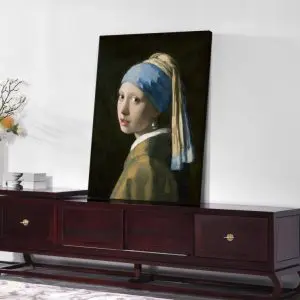 Quadro Decorativo Pintores Famosos-  Menina com Brinco de P?rola - Vermeer