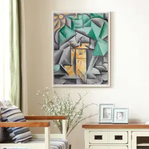 Quadro Decorativo Abstrato - Casa no Rio