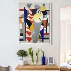 Quadro Decorativo Pintores Famosos-  Fernand Composition - Leger