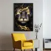 Quadro Decorativo Animais Leão - Leão Raio - Image 3