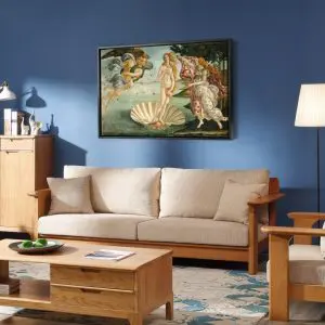 Quadro Decorativo Pintores Famosos - Nascimento de Venus- Botticelli