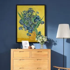 Quadro Decorativo Pintores Famosos - Vaso de Lírios Vivos- Van Gogh