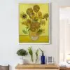 Quadro Decorativo Pintores Famosos -  Girass?is II - Van Gogh - Image 4