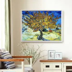 Quadro Decorativo Pintores Famosos - Árvore no Outono  - Van Gogh