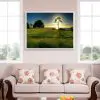 Quadro Decorativo Paisagens Natureza - Árvore no campo com Sol - Image 4