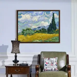 Quadro Decorativo Pintores Famosos - Campo Aberto - Van Gogh