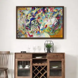 Quadro Decorativo Pintores Famosos - Composition VII - Kandinsky