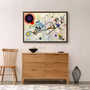 Quadro Decorativo Pintores Famosos - Composition VI - Kandinsky