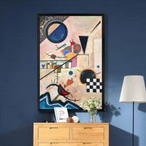 Quadro Decorativo Pintores Famosos - Opposing Accord - Kandinsky