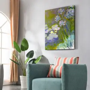 Quadro Decorativo Pintores Famosos - Vit?rias Regias - Monet