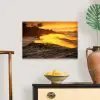 Quadro Decorativo Mar -  Ondas Quebrando no Por do Sol - Image 3