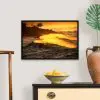 Quadro Decorativo Mar -  Ondas Quebrando no Por do Sol - Image 4