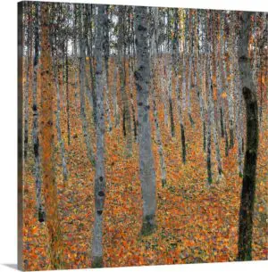 Quadro Pintores Famosos - Floresta Beechwood - Klimt