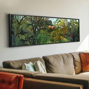 Quadro Decorativo Floral -  Floresta Tropical III