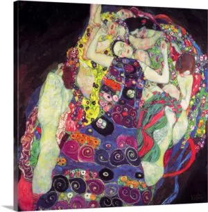 Quadro Pintores Famosos - A Virgem - Klimt