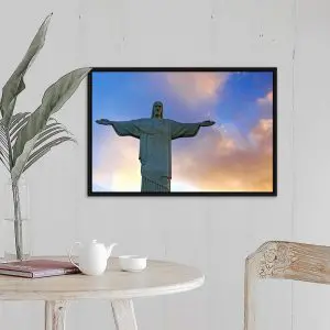 Quadro Decorativo Cidades - Cristo de Frente - Rio de Janeiro