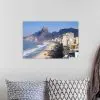 Quadro Decorativo Cidades - Vista Áerea  da Praia do Leblon - Rio de Janeiro - Image 2
