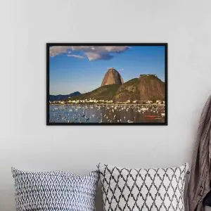 Quadro Decorativo Cidades - Pão de Açúcar na Baia de Guanabara - Rio de Janeiro